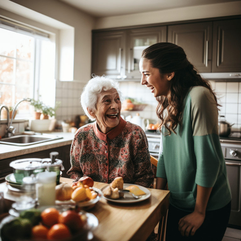 Personal care at home services can help aging seniors monitor their nutrition.