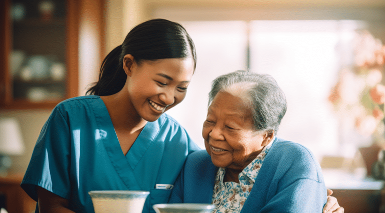 Home care professionals can help seniors and their families with senior health.