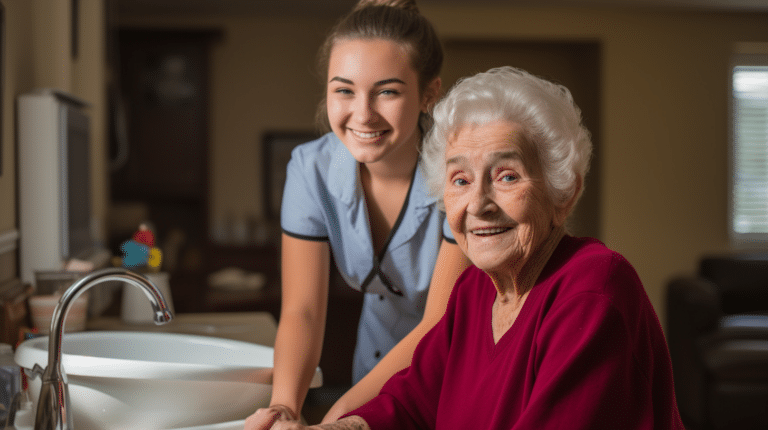Personal care at home can help seniors bathe and shower safely.